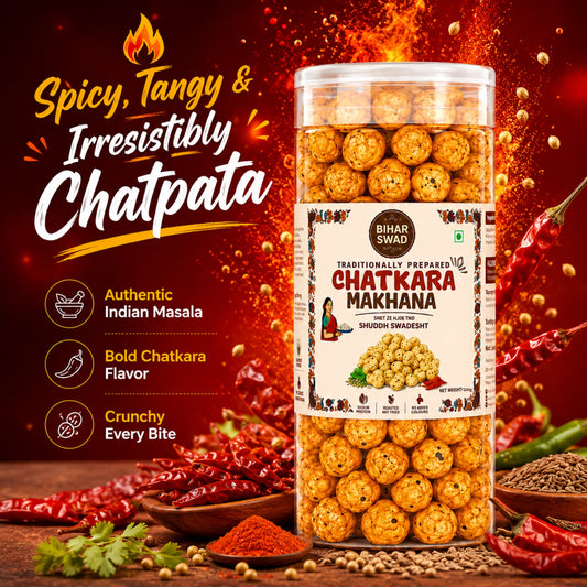 Bihar Swad Roasted Makhana - Chatkara (100g)