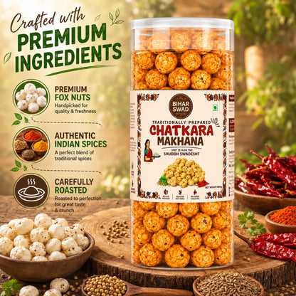 Bihar Swad Roasted Makhana - Chatkara (100g)