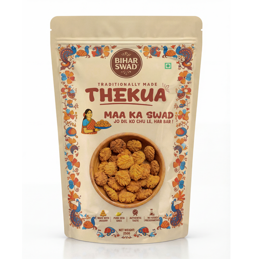 Bihar Swad Desi Ghee Gud Thekua (750g - Pack of 3)