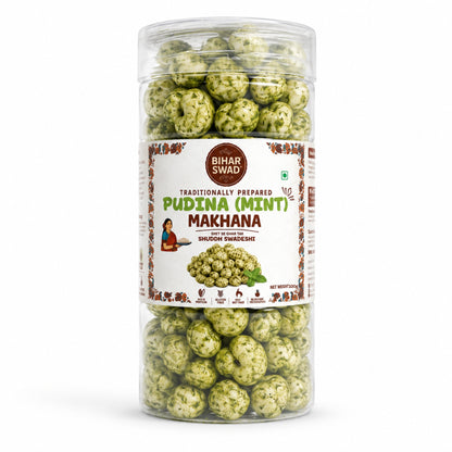 Bihar Swad Roasted Makhana - Pudina Mint (100g)